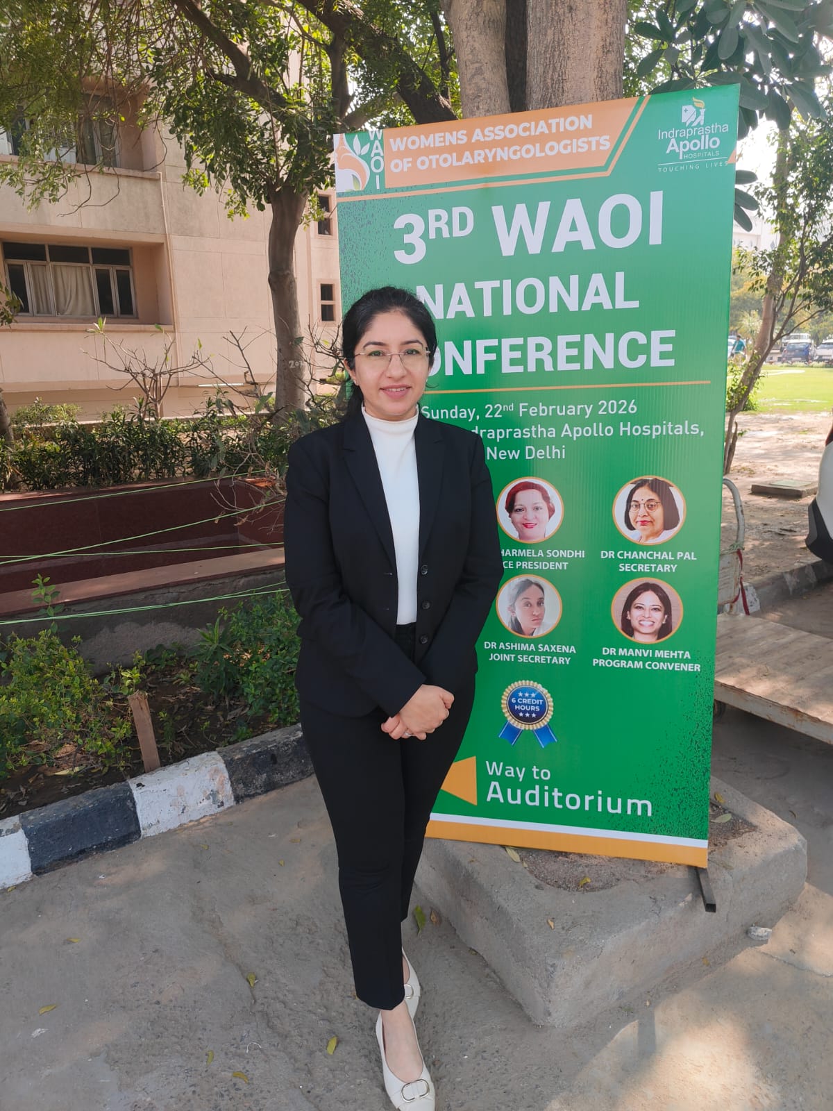 Dr. Aashima Chopra at the 3rd WAOI National Conference, New Delhi